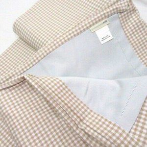 Pottery barn gingham blackout curtain panels with hardware 2